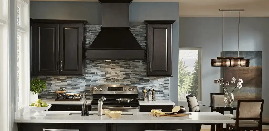Kitchen cabinet painting and refinishing in a modern kitchen in Newark, NJ