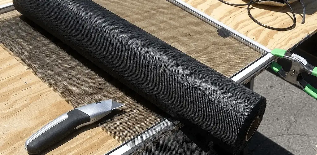 Window screen replacement materials and tools for screen repair in Newark, NJ